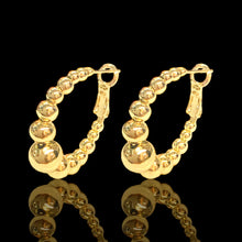 Load image into Gallery viewer, Beaded Hoop Earrings
