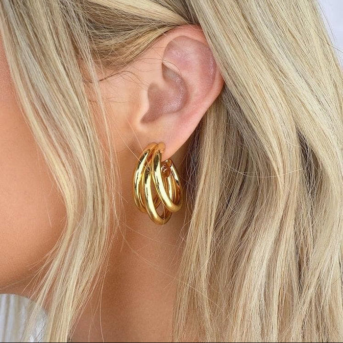 Triple Threat Earrings